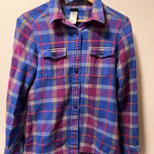 Patagonia Long-Sleeve Midweight Fjord Flannel Shirt - Women's - Purple/Blue